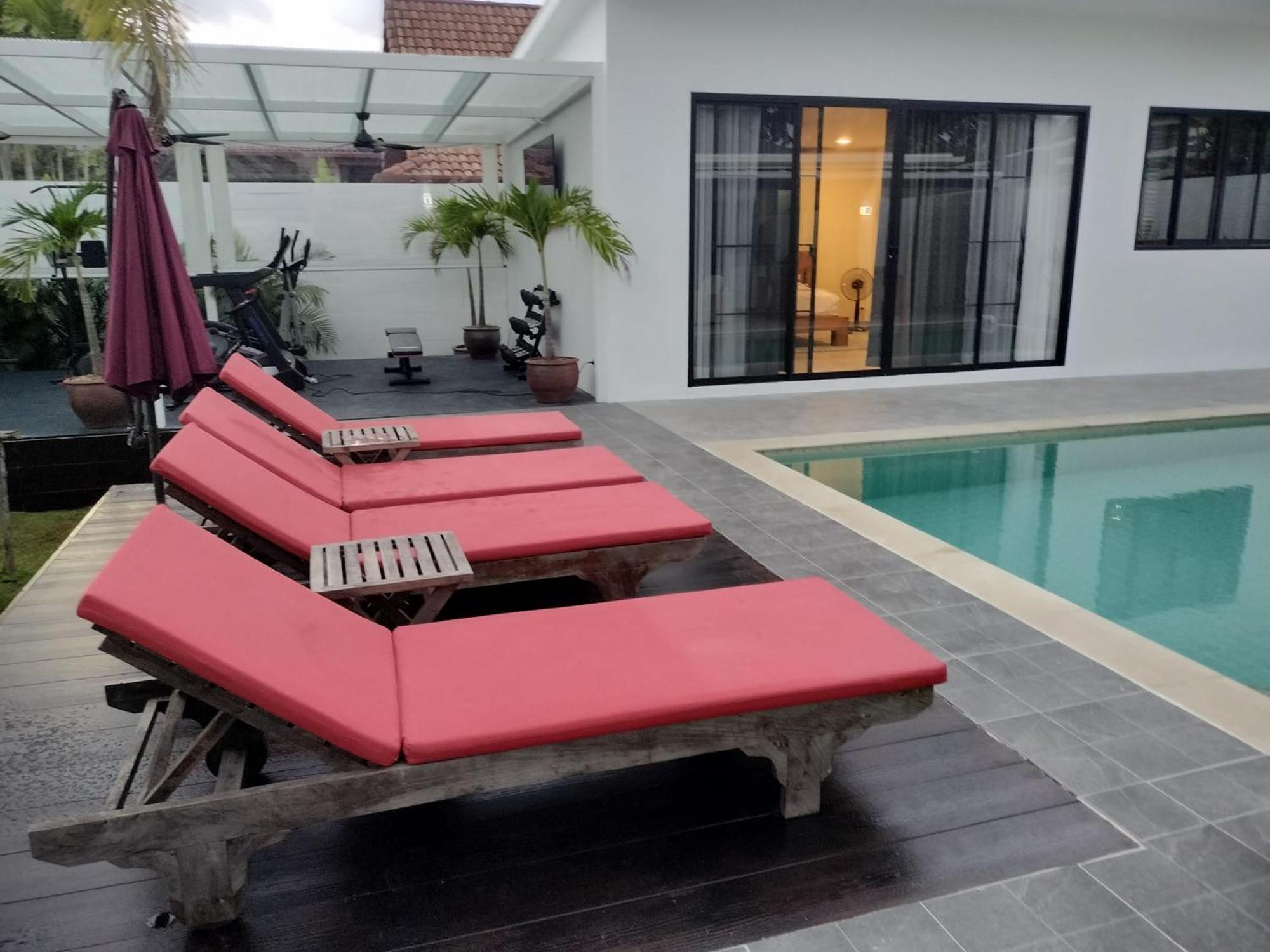 Beautiful Private 3 Bedroom Villa With Pool And Gym Rawai Bagian luar foto